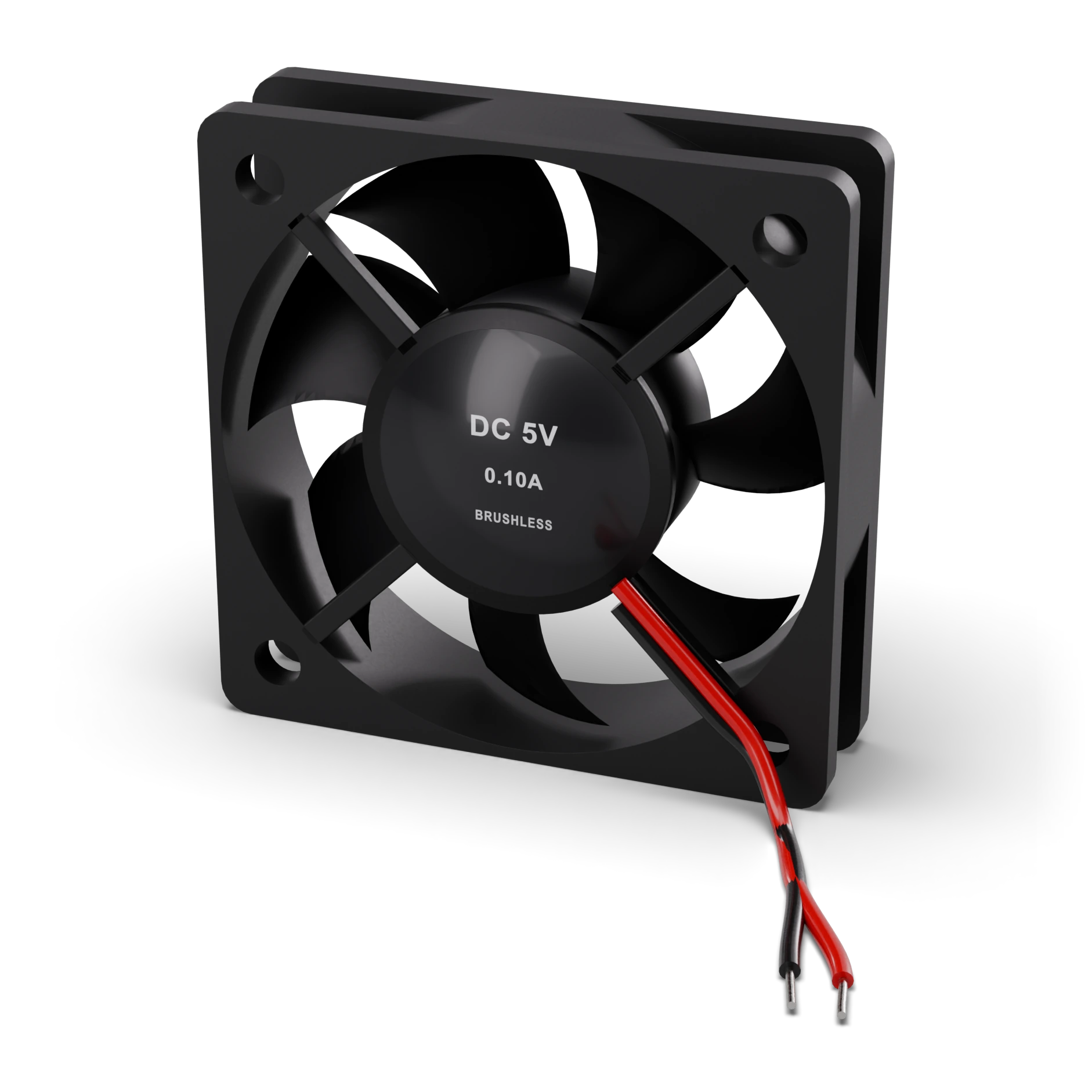 Ventilador DC (5 V, 40 mm) · Vista exterior