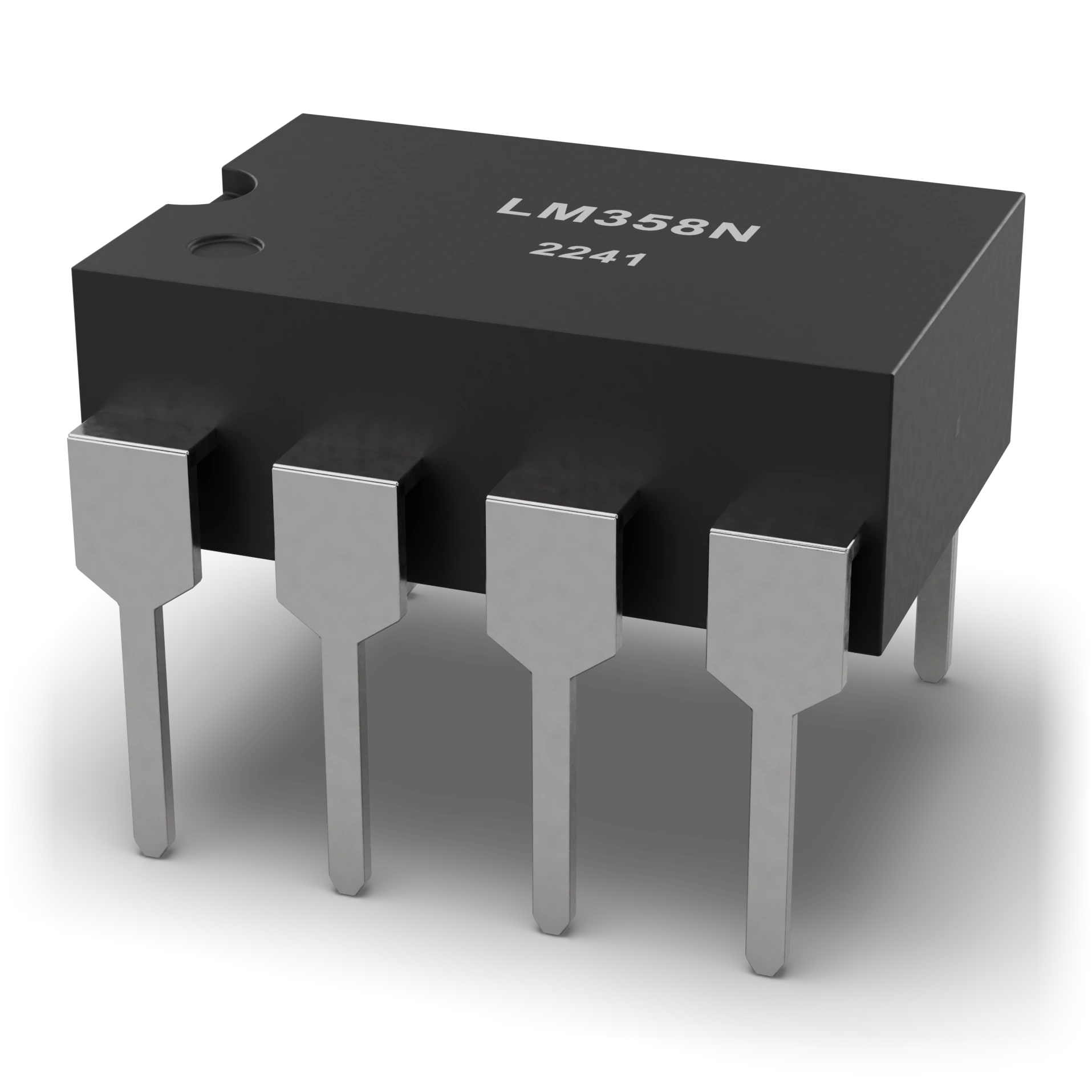 Op-amp (LM358) · vista Exterior
