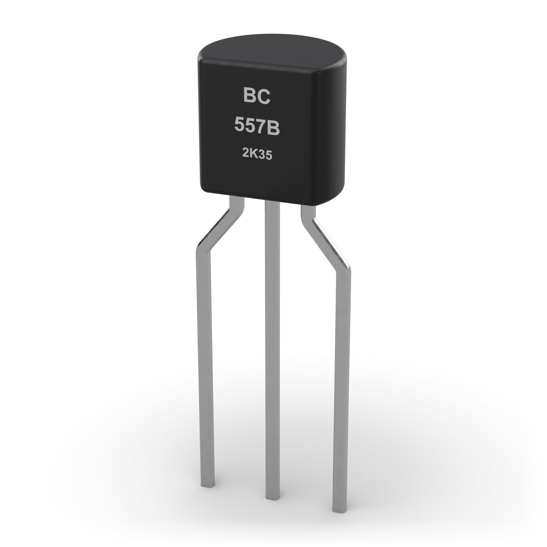 BJT PNP (BC557) · vista Exterior