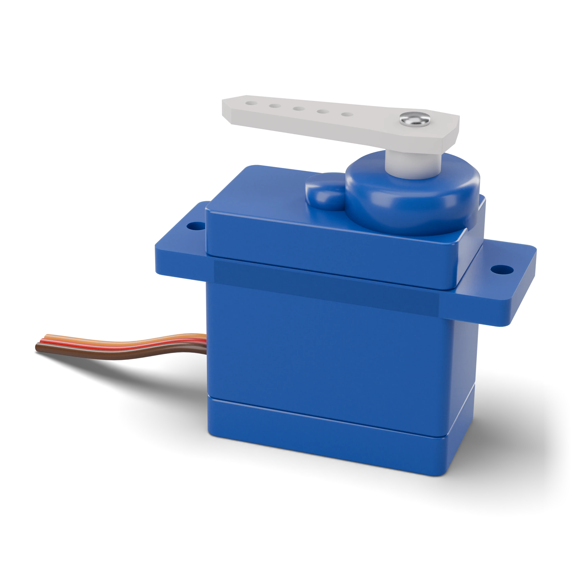 Servo motor · Dış görünüm