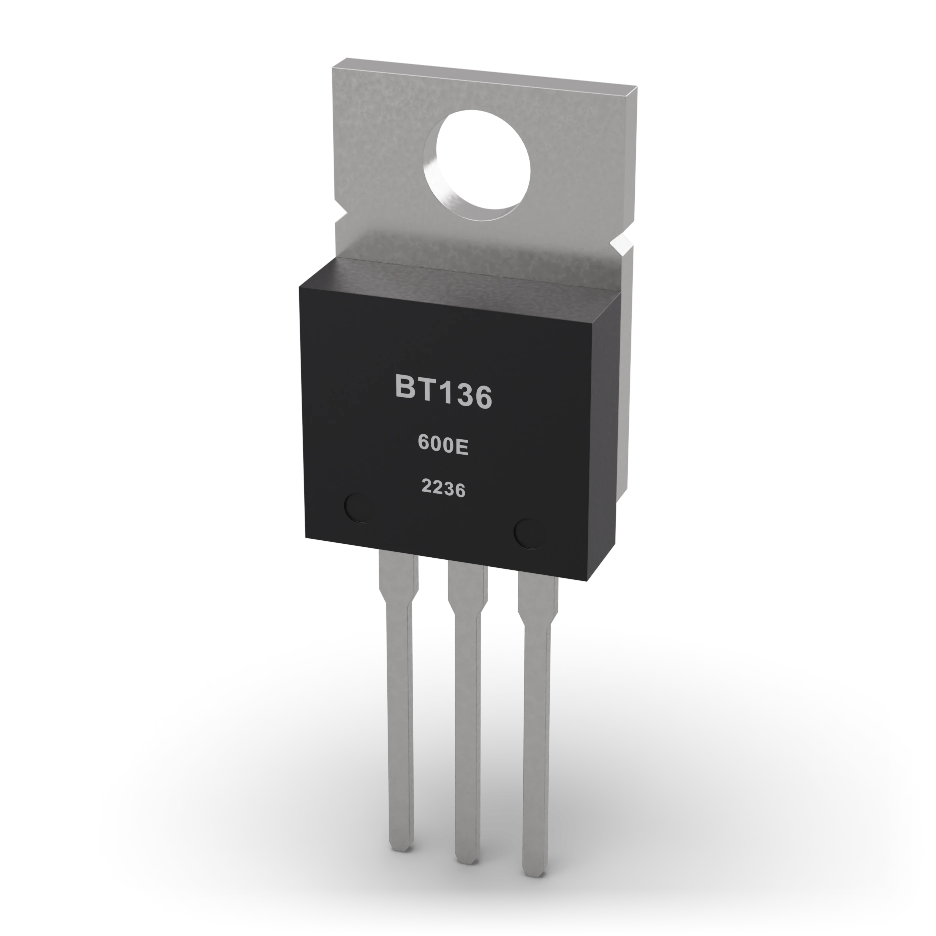 Triac (BT136) · vista Exterior